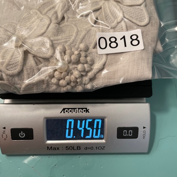 Rosemarine Linen Shift Dress Women M Beige Floral Made in Italy Lagenlook - Picture 9 of 9